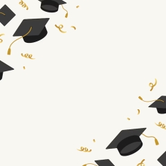 Graduation mortar boards