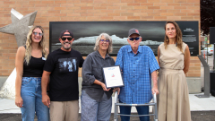 Group Photo of Alexandra Fuller ’99 with Carbon County Chamber of Commerce members
