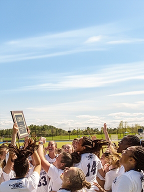 WLAX NESCAC Championship Post-Game Celebration