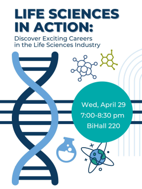 Life Sciences in Action qued story graphic