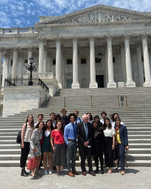 Conflict Transformation Trek Crew with Senator Bernie Sanders