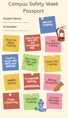 2025 Campus Safety Week Passport