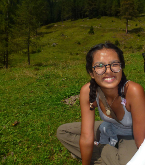 Pradnya Pradhan smiling