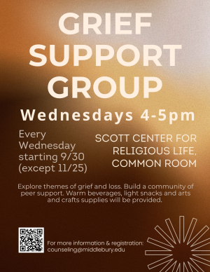 Grief Support Group 2026 poster