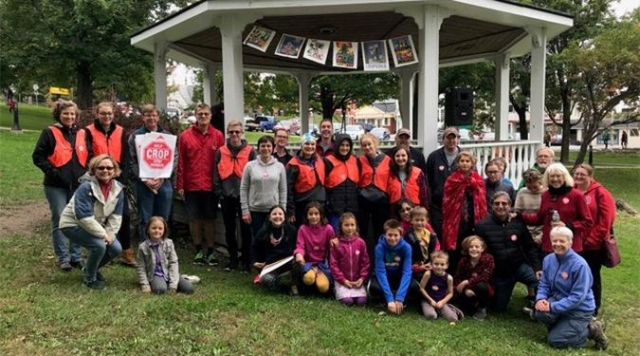 Middlebury Congregational Church CROP Hunger Walk team, 2018