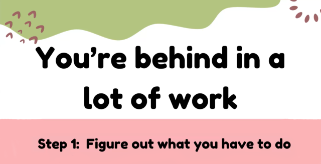 text with colorful background