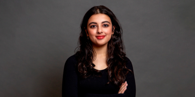 Minahil Mobeen, a sophomore from Lahore, Pakistan