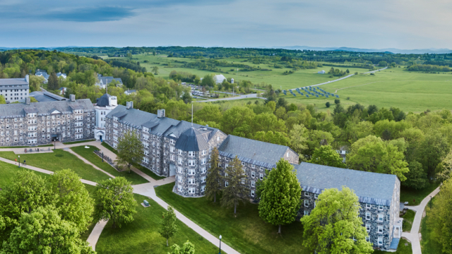 Jackson Lands west of campus.