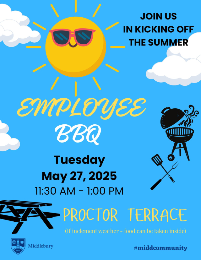 may 27 2025 bbq at proctor 11:30-1pm Flyer