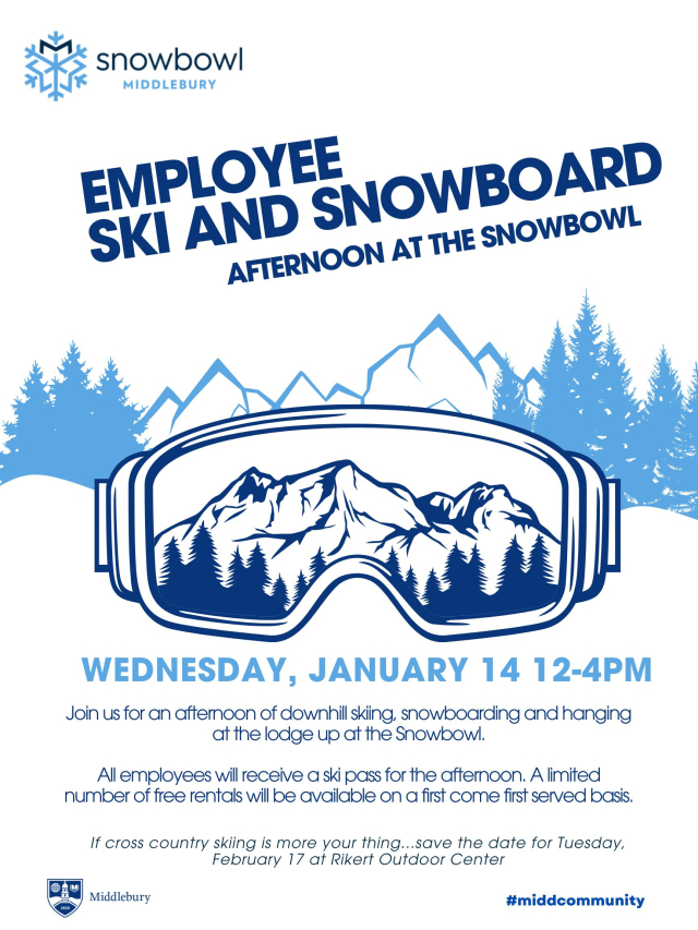 Employee Ski day flyer 2026