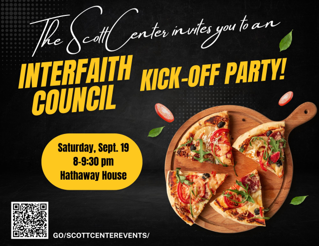 poster with pizza