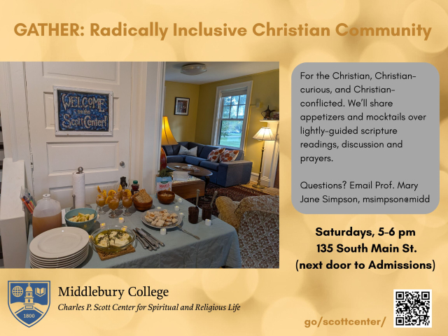 photo of refreshments table in cozy living room