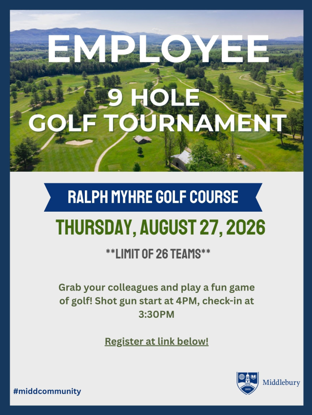  Grab your colleagues and play a fun game of golf! Shot gun start at 4PM, check-in at 3:30PM  Register at link below!    