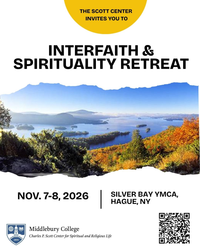 poster with aerial view of Lake George