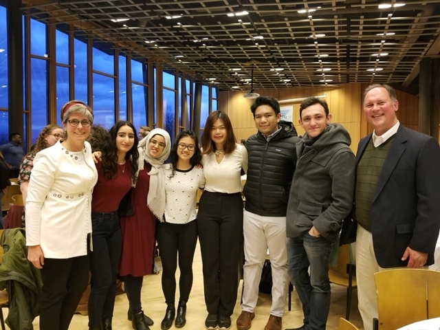 Scott Center staff and student award winners at 2019 Student Leadership Awards Ceremony.