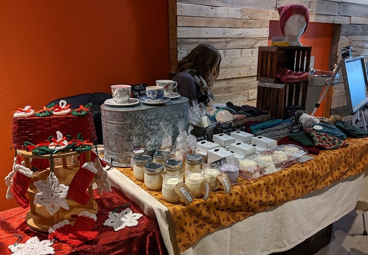 A table filled with various foods 