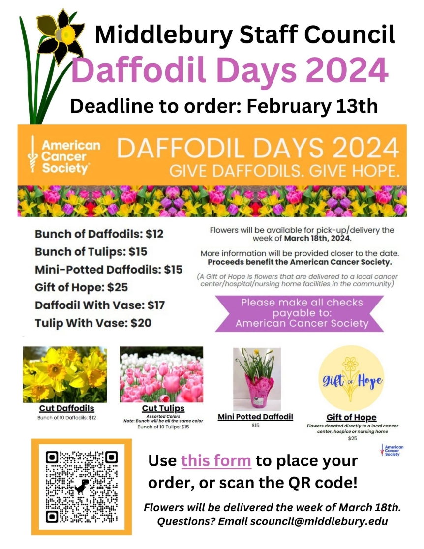 Daffodil Days 2024 poster