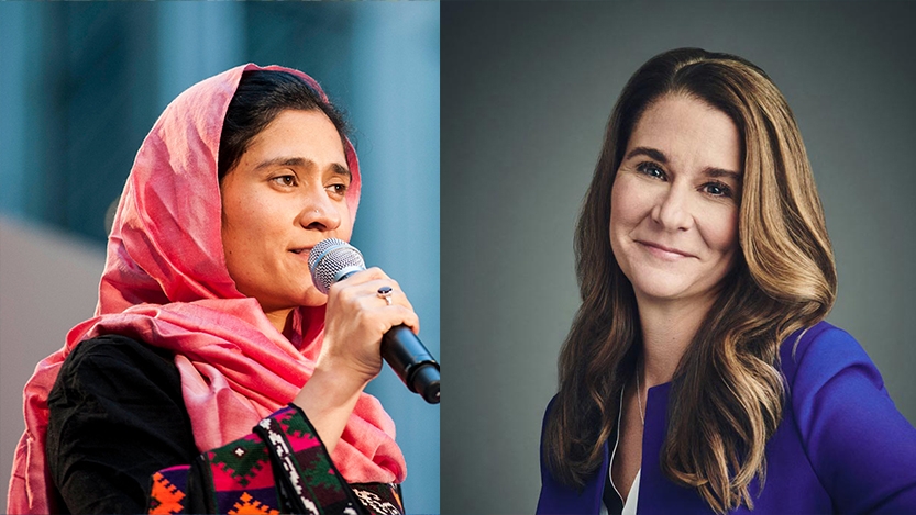 Shabana Basij-Rasikh ’11 and Melinda French Gates
