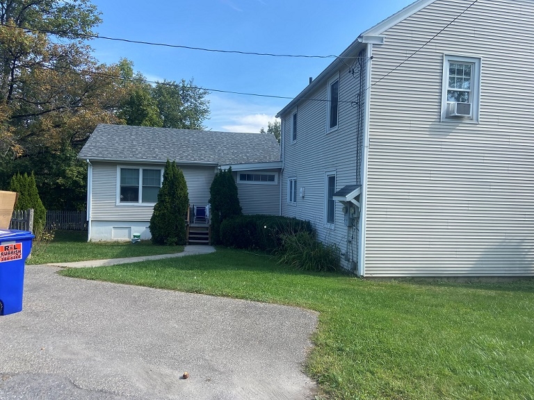 Front of apartment