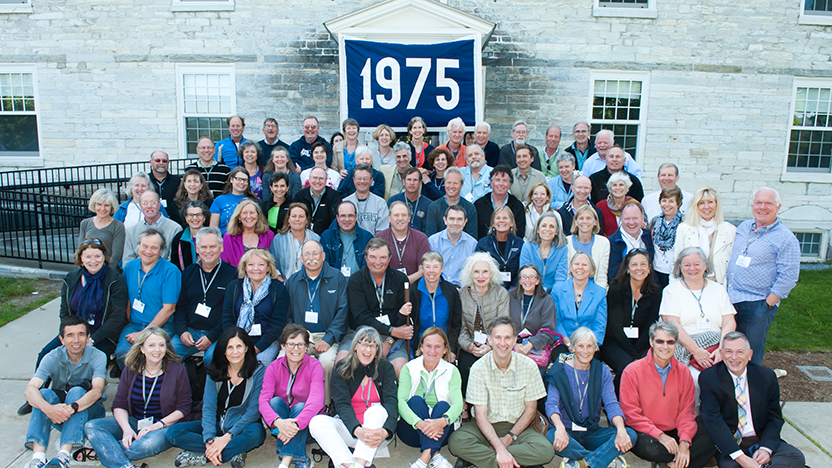 Class of 1975 photo at Reunion 2015