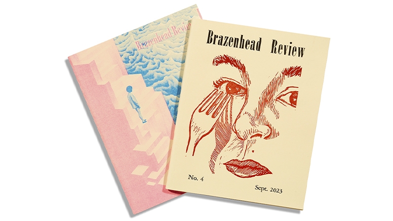 Photos of books on white background.