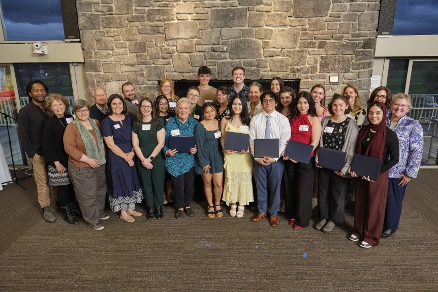 2025 PSLA winners, nominees, and CCE staff.