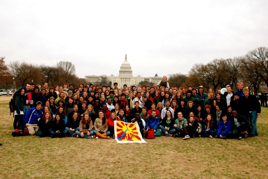 Midd students in DC