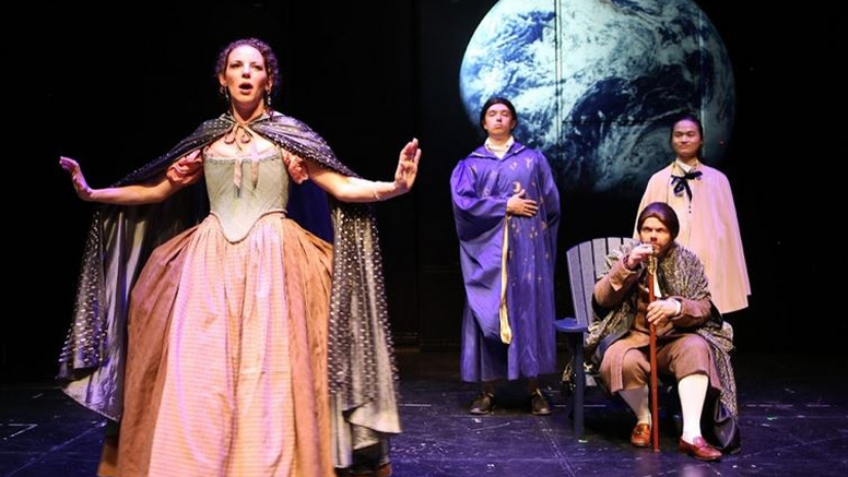 Students in the German for Singers Program perform an opera in a previous summer.