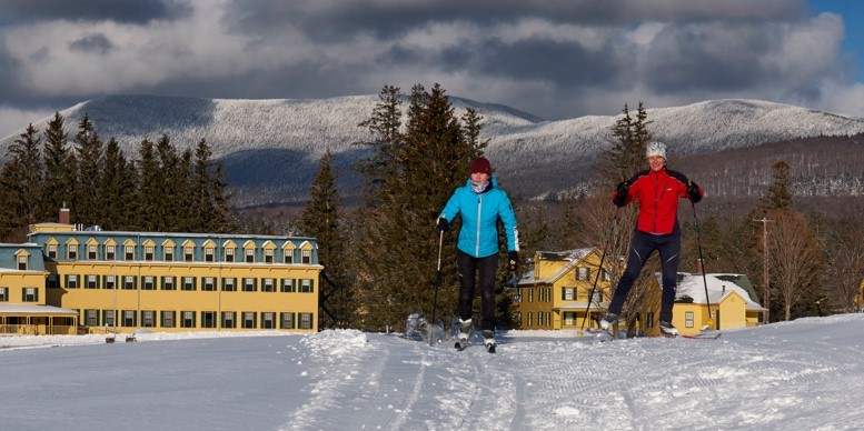 Enjoying the snow up in the Breadloaf Wilderness