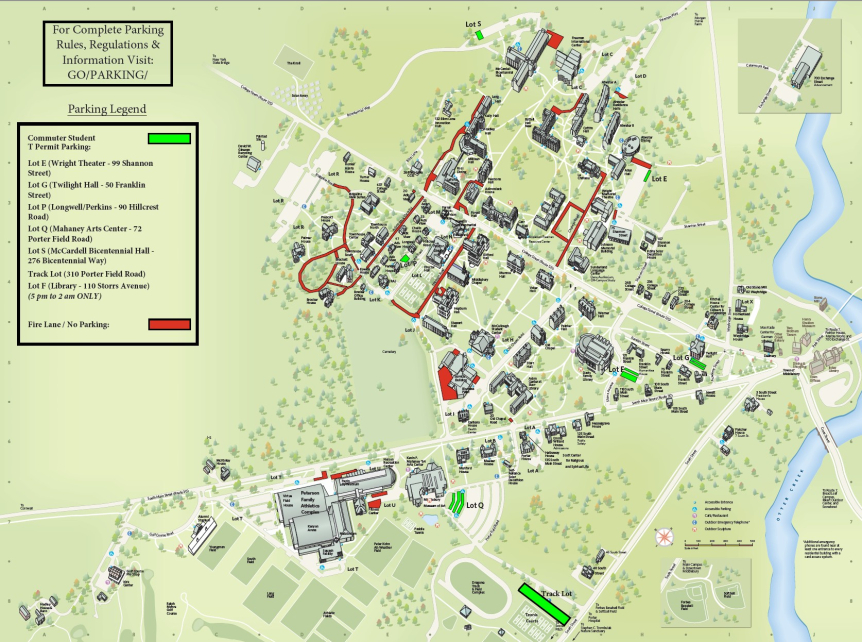 Commuter Parking map