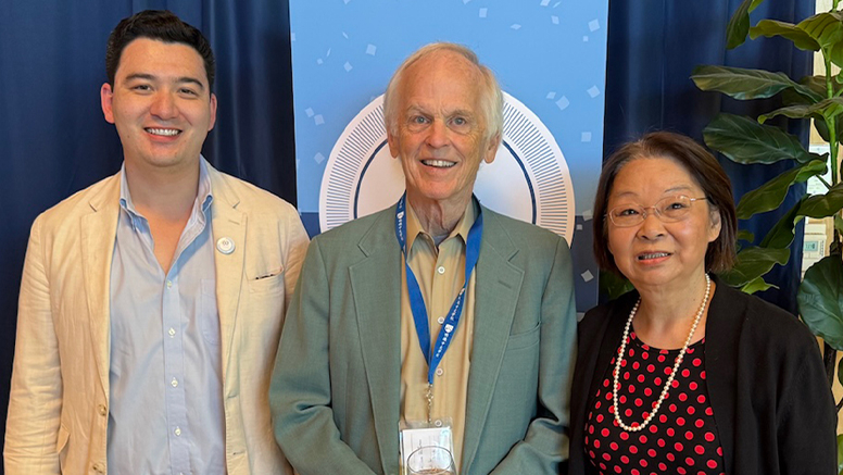 Group photo of Chika Dunga, Theodore Waldron, and Cecilia Chang