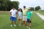 team photo from employee golf tournament