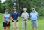 team photo from employee golf tournament