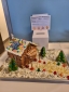 Log cabin gingerbread house