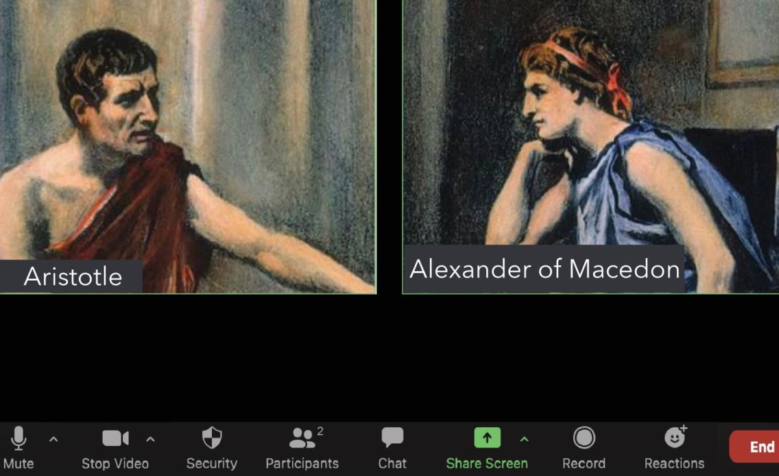 Aristotle and Alexander - image