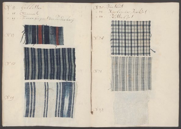 photo of West India Company fabric sample