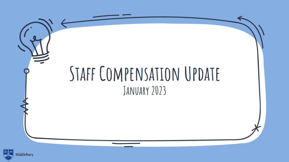 January 2023 Update on Staff Compensation