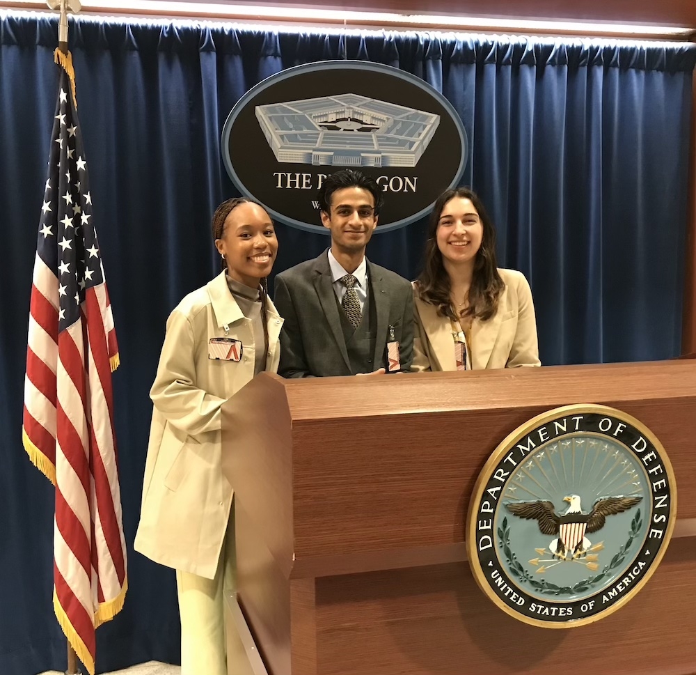 3 Students at the Pentagon