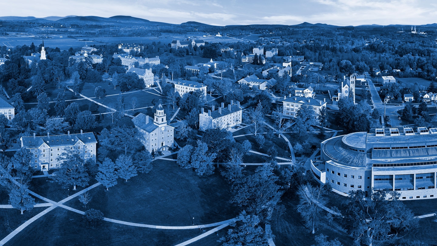 MIdd2Midd - Duotone photo of campus