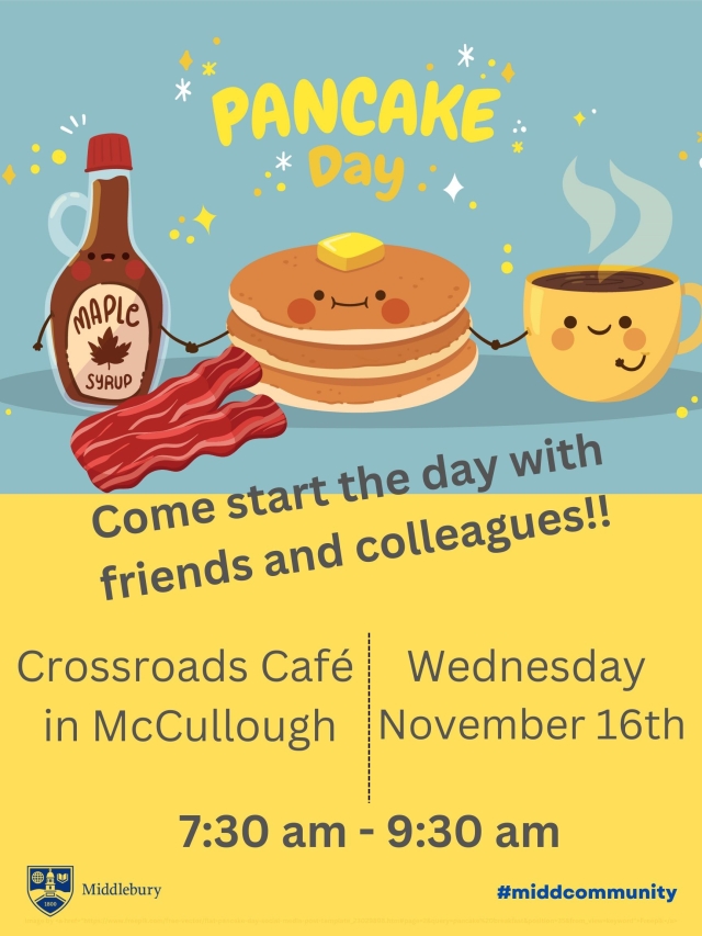 pancake day event poster