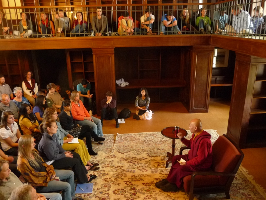 Tibetan Buddhist Philosophy and Meditation led by Lama Tenzin Dhonden 2014