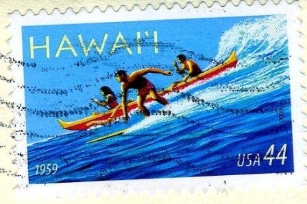 stamp from Hawaii