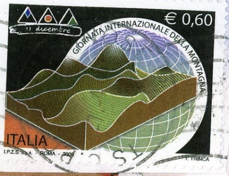 stamp from italy