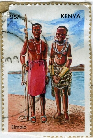 stamp from Kenya