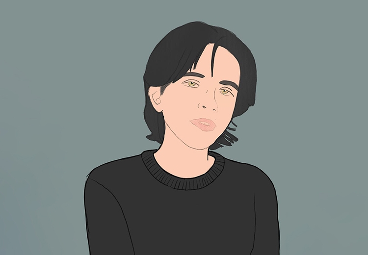 Cartoon Portrait of Maria Bobbitt-Chertock