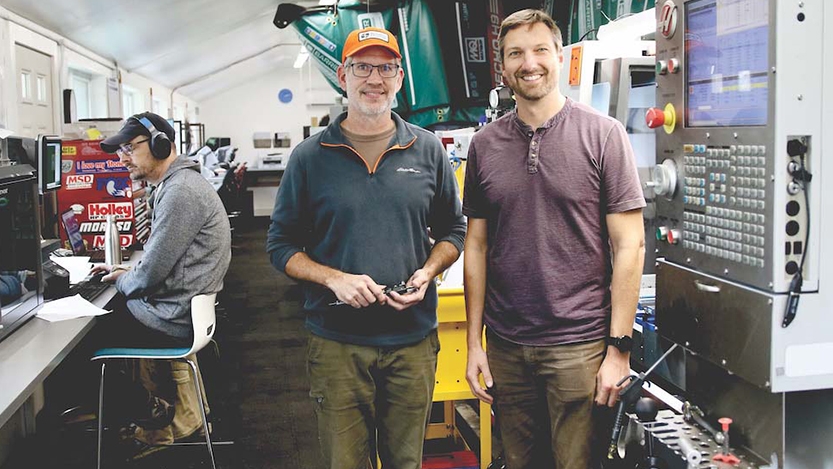 DAVE COLE, LEFT, founded Mechanical Advantage LLC in 2013. 