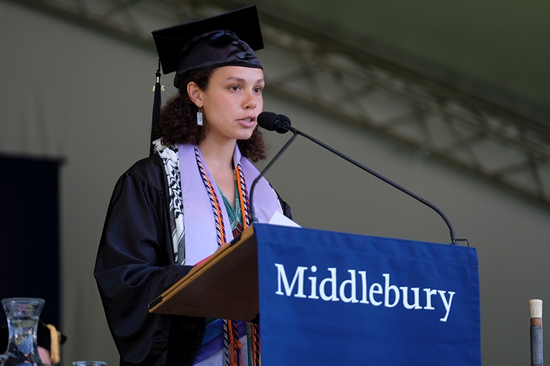 Student speaker Adayliah Ley