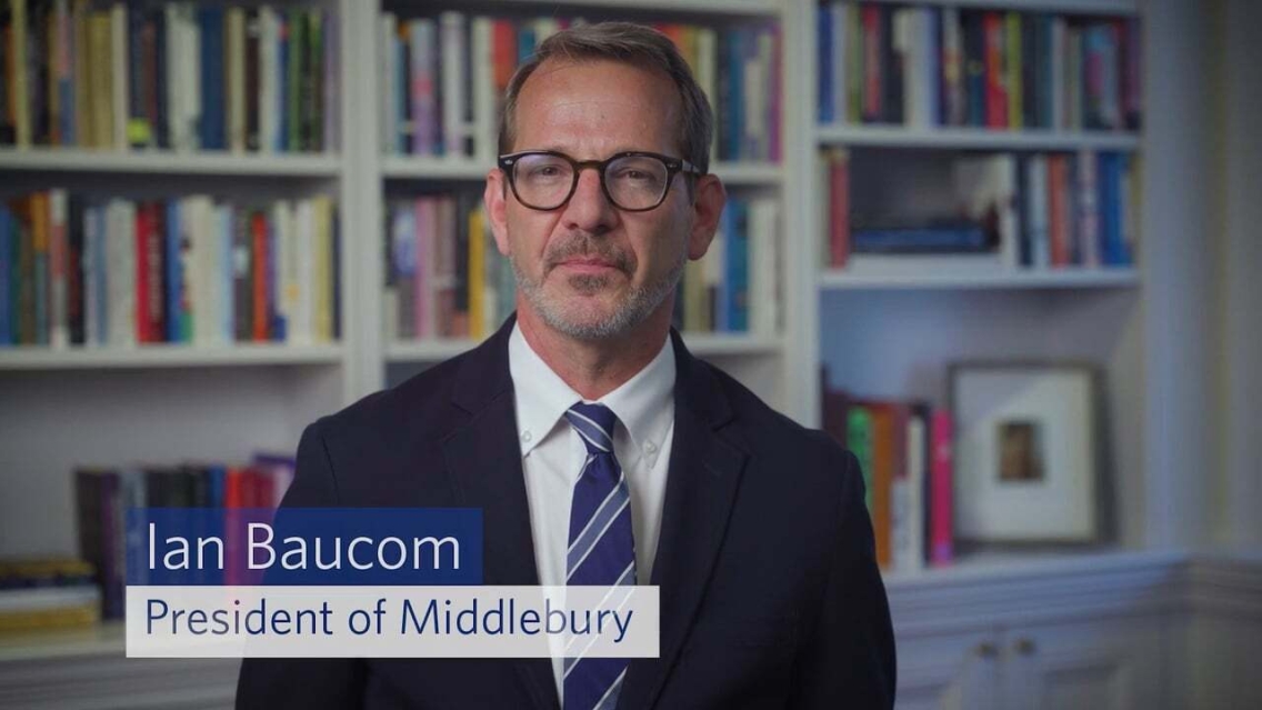 Middlebury President Ian B. Baucom