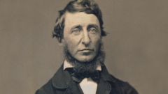 Photo portrait of Henry David Thoreau.