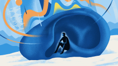 Illustration of an ear, listening